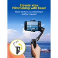thumbnail image 4 of AOCHUAN Gimbal Stabilizer for iPhone Gimbal, Smartphone w/Focus Wheel Face/Object Tracking for iPhone 17 16 15 Pro Max/Android Fo, 4 of 9