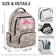 thumbnail image 7 of HUISEFOR Camo Bow School Backpack for Girls Large Capacity Bookbag with Front Zipper, 17 Inch Lightweight School Bag Casual College Students Backpacks Comfortable Daypack, 7 of 7