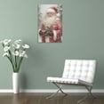 thumbnail image 4 of Framed Classic Santa Claus Christmas Wall Art - Festive Holiday Canvas,Christmas Holiday Decor for Home and Office, 4 of 5