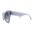 thumbnail image 3 of Womens Oversize Butterfly Thick Horn Rim Plastic Sunglasses Blue Peach, 3 of 4