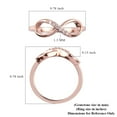 thumbnail image 6 of Infinity Gold Ring, 14k Gold Vermeil Infinity Ring, Cz Engagement Ring, Friendship Ring, Trendy Birthday Gift, Mother's day Gift, 14K Yellow, 6 of 6
