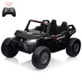 thumbnail image 1 of 24V 2 Seater Ride on Car for Kids 4WD UTV Electric Cars with Remote Control, 21" 2 Seats+One More Foldable Seat, 15.4" Large EVA Wheels, Max Load 140LBS, Music, Light, 1 of 6
