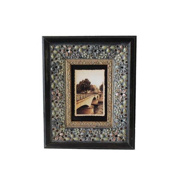 Jeco WD-PF025 4 x 6 in. Pattern Frame, Brown