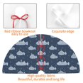 thumbnail image 4 of Yiaed Submarine With Periscope Print Christmas Tree Skirt , Tree SkirtsTree Mat for Christmas Winter Holiday Indoor Decorations-48", 4 of 7