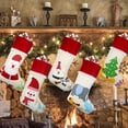 thumbnail image 5 of Decoración navideña para niños Regalos Calcetines Suministros Navidad Santa Muñeco de nieve Oso Calcetín Bolsa de regalo Colgando Fiesta Árbol Decoración Papá Noel WD.WDQZL Hogar, 5 of 5