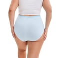thumbnail image 4 of INNERSY Women's Plus Size Cotton Underwear XL-6XL High Waisted Briefs Panties 5-Pack(3XL,Bloom), 4 of 10