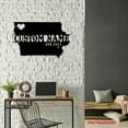 thumbnail image 4 of Craftnamesign Custom Iowa Map Metal Wall Art LED Sign, Custom Iowa State Name Sign Home Decor, 4 of 5