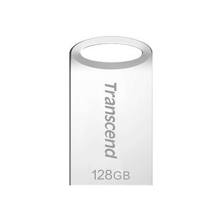 UPC: 0760557844419 | Transcend JetFlash 710 – USB flash drive – 128 GB – USB 3.1 Gen 1 – silver