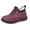 Red, variant on Fleece Lined Lace Up Casual Sneakers Winter Outdoor Strolling, Contrast Panel Thermally Insulated Running Shoes Sports Walking, Comfortable Flat Slip On Footwear, Red 7.5