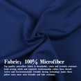 thumbnail image 2 of NTBAY 2 Pack Microfiber Standard Pillow Shams, Ultra Soft and Breathable Oxford Pillowcases with Envelope Closure, 20" x 26", Navy Blue, 2 of 5