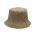 thumbnail image 2 of Pxiakgy Bucket Hats for Women 2025 Trendywashed Cotton Retro Fisherman's Hat Fashionable Men's and Women's Outdoor Sun Sun Visor Khaki One Size, 2 of 5