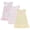 YELLO, variant on Girls Nightgowns – 3 Pack Soft Ruffle Sleeve Sleep Shirts, Brushed ITY Fabric, Floral & Heart Prints, Toddler & Big Girls Pajamas