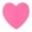 Hot Pink, variant on Heart Shaped Sticky Notes for Message Scenarios and Practical Daily Use