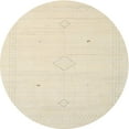 thumbnail image 1 of Ahgly Company Machine Washable Indoor Round Contemporary Vanilla Gold Area Rugs, 8' Round, 1 of 7
