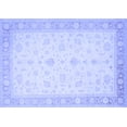 thumbnail image 1 of Ahgly Company Indoor Rectangle Persian Blue Traditional Area Rugs, 8' x 10', 1 of 4