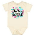 thumbnail image 3 of Inktastic Sister Squad Hearts Girls Baby Bodysuit, 3 of 5
