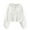 White, variant on FAOWME Kids Girls Hoodie Warm Loose Button Down Pullover Warm Jacket Tops Coat White 10-12 Years