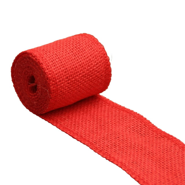 Yuarrent 1 rollo de decoraciones de boda, accesorios de ropa flexibles, cinta de ropa sencilla y cómoda para regalos, decoraciones de para fiestas, Artesanía Rojo 6*200cm Yuarrent HA060418-01