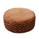 thumbnail image 4 of Cojín de asiento de ratán, cojín de tatami de ratán redondo hecho a mano, almohada de suelo de tatami para Color café, 4 of 9