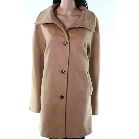 Button Wool Coat - Womens Medium Three Button Wool Coat M