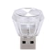 thumbnail image 2 of Mini USB LED para Coche Ambiental Luces Nocturnas Carga Multicolor, 2 of 9