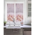 thumbnail image 2 of Pink Christmas Window Privacy Film Stained Glass Window Film Decorative Windows Cover Static Windows Cling for Glass Door Xmas Farmhouse Snowflake Tree Stickers for Bathroom 17.7"x39.3", 2 of 7