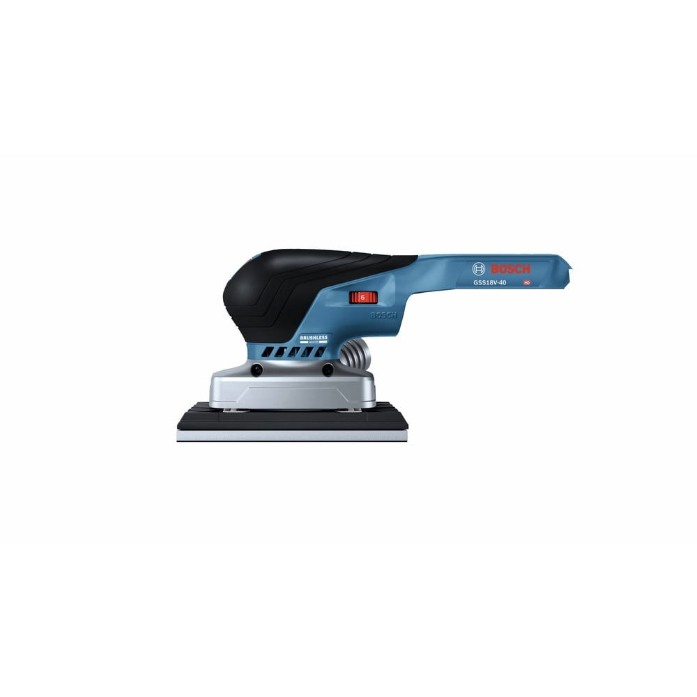 Restored Bosch GSS18V-40N-RT 18V Brushless Lithium-Ion Cordless Sheet Orbital Finishing Sander (Tool Only) (Refurbished)