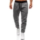 thumbnail image 3 of Pantalones deportivos para hombre, leggings casuales para correr, pantalones elásticos de terciopelo, placa ligera, color sólido, 3 of 5