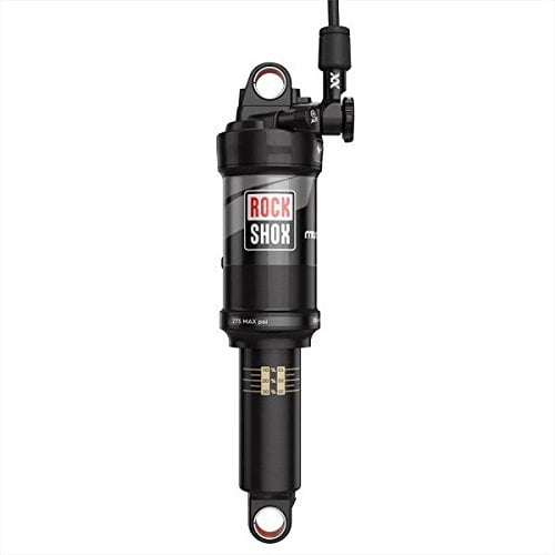 RockShox Monarch XX Rear Shock 7.50"x2.00" (190x51) TuneMidReb/MidComp, 430 Lockout Force, Left Remote 1250mm C2, Bla