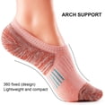 thumbnail image 6 of OWNTIDE Women's No Show Athletic Ankle Socks, Cushioned, Low Cut, 5 Pairs for Running & Sports, 6 of 6