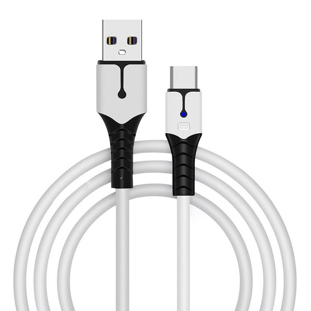 Cable De Carga Con Mango De Juego Suave Usb De 2 Metros De Largo Cable De Carga Duradero Flexible Con Borde De Silicona Para Mango De Juego Ps5 Guardurnaity EL008446-00