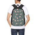 thumbnail image 4 of Disketp Hedgehogs and Flowers Mochila Minimalista de Gran Capacidad, Mochila de Viaje para Escuela, Trabajo o Uso Diario, 4 of 6