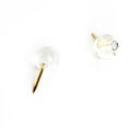 thumbnail image 5 of U Brands Clear Sphere Push Pins, Gold Finished Steel Point, Plastic Head, 100 Count, 3146U, 5 of 8