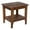 Brown, variant on Shine Company Rectangular Traditional Wood Indoor/Outdoor Side Table in Blue