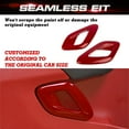 thumbnail image 6 of x xotic tech Interior Door Handle Cover Trim Compatible with Dodge Challenger 2015-up Accessories Decoration 2Pcs/Set (Glossy Red), 6 of 9