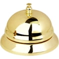 thumbnail image 1 of Campana de mesa de metal, campana de mesa, campana de servicio redonda, campana de llamada de mostrador, diámetro 8,5 cm, campana de servicio de metal para cocina, restaurante, bar, juego de 1 pieza, 1 of 5