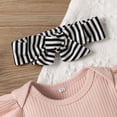 thumbnail image 7 of U·nikaka Newborn Baby Girls Outfits Set Romper Jumpsuit+Pants Leggings+Headband 0-12M, 7 of 7