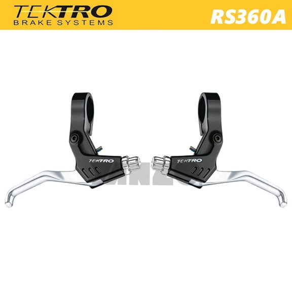 Tektro RS360A Linear Pull Bike Brake Levers Sliver Pair MTB Hybrid-OE,No Retail Box