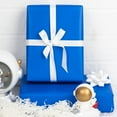 thumbnail image 6 of HearthHarmony Royal Blue Wrapping Paper Solid Color - Mini Roll - for Wedding, Birthday, Shower, Congrats, and Holiday - 17 Inches X 32.8 Feet, 6 of 15