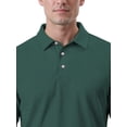 thumbnail image 4 of Ben Hogan Performance Men's & Big Men's Two-Color Jacquard Pattern Short Sleeve Golf Polo Shirt, Sizes S-4XLT, 4 of 8
