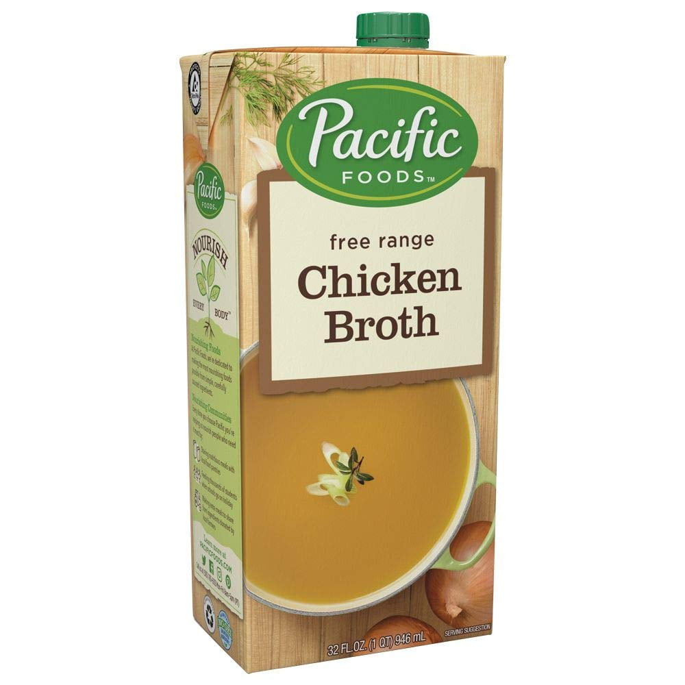Pacific Foods FreeRange Chicken Broth, 32 fl oz Keto Friendly