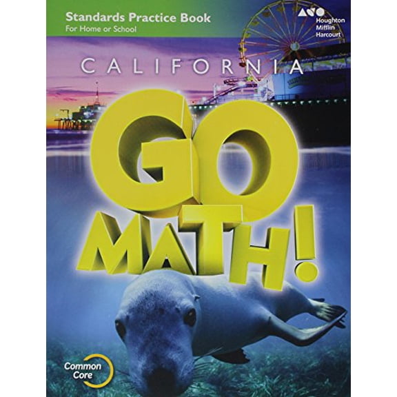 Houghton Mifflin Harcourt Go Math! Practice Workbook Grade 1, (Paperback)