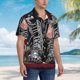 thumbnail image 3 of Fotbe Veterans Day1 Camisa Hawaiana para Hombre Unisex – Camisa Casual de Verano con Botones de Manga Corta de Algodón y Lino,X-Large, 3 of 7