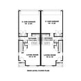 thumbnail image 6 of 001-3572: Duplex 8 Bed, 6 Bath Luxury Home Plan, 3086 Sq Ft: Full Blueprints with License to Build by Home Plan Marketplace - Lesuto, 6 of 7