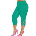 thumbnail image 2 of Ramiter Women'S Leggings High Waist Yoga Pants with Pockets, Tummy Control Leggings, Workout Way Stretch Yoga Leggings L,Green, 2 of 5