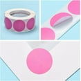 thumbnail image 4 of 3 rollos de etiquetas adhesivas de papel en blanco para regalos, ideales para fiestas, bodas y otras ocasiones especiales. Color rosa. Medidas: 25 mm. 500 unidades por rollo., 4 of 4