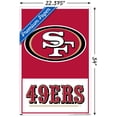 thumbnail image 3 of NFL San Francisco 49ers - Logo 21 Wall Poster with Pushpins, 22.375" x 34", 3 of 6