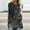 Gray, variant on Women Sweatshirt O-Neck Ethnic Style Print Casual Long Sleeve Plus Size Top