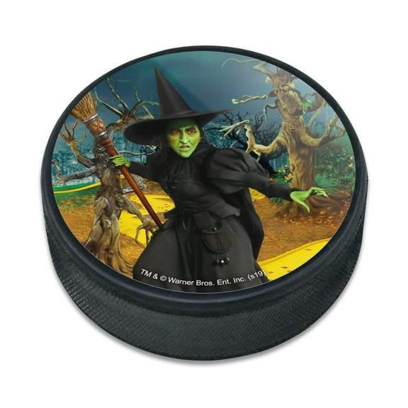 Wizard of Oz Wicked Witch Character Ice Hockey Puck