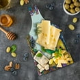 thumbnail image 5 of Mardi Gras Cutting Board, Colorful Framework Design Vibrant Beads and Fat Tuesday Holiday Theme, Decorative Tempered Glass Cutting and Serving Board, Wine Bottle Shape, Multicolor, by Ambesonne, 5 of 5